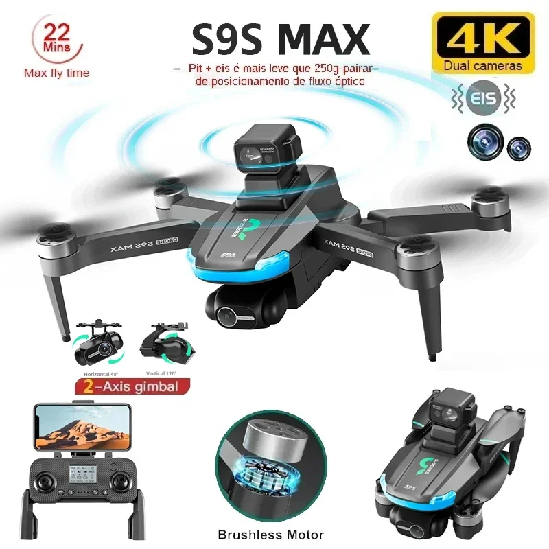 Drone MINI S9S MAX Baru 4K 2 S - Drone Camera 4K ulasan dan harga